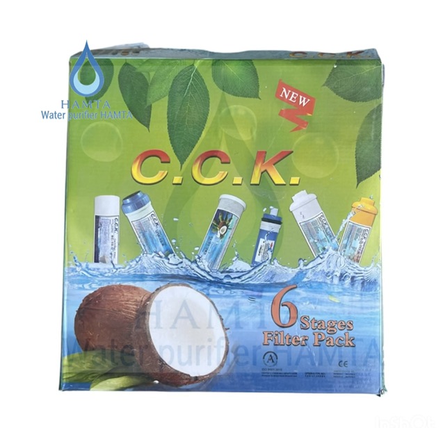 فیلتر دستگاه تصفیه آب سی سی کا cck مدل ممبران دار X6 مجموعه 6 عددی | گارانتی اصالت و سلامت فیزیکی کالا